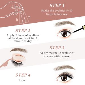how to put on lashes